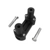 1-Inch Handlebar Risers with 1-Inch or 2-Inch Height, Matte Black