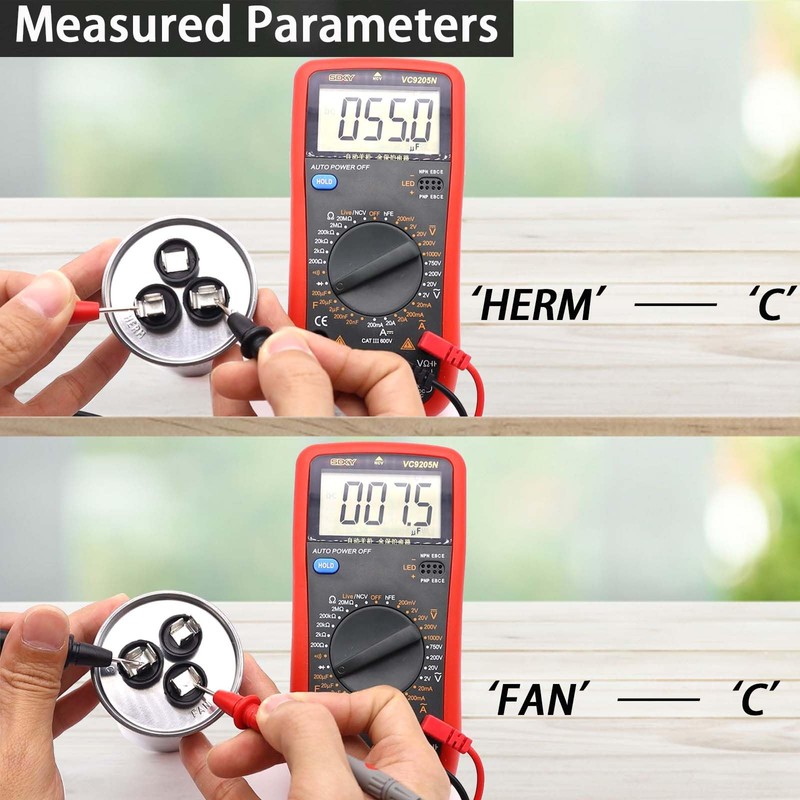 55/7.5 uF 55+7.5 MFD 370V or 440V Dual Run Start