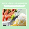 HEVOY Portable Ice Shaver, Hand Crank Snow Cone Machine, Household