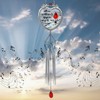 BANBERRY DESIGNS Memorial Wind Chimes - When Cardinals Appear Angels