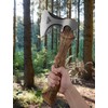 Camping Hatchet -Chopping Axe with Leather Sheath, 13.8" Forged Carbon