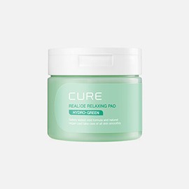 Kim Jung Moon Aloe 김정문알로에 큐어 피토그린 릴렉싱 토너패드 60매 Kim Jeong-mun Aloe Cure Phytogreen Relaxing Toner Pads 60 Sheets