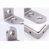 Meiyea 10PCS L Bracket, Corner Bracket with Screws, Right Angle,
