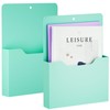 Marbrasse 2 Pack Magnetic File Holder - Paper Holder, Pocket