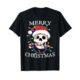 Merry Christmas Skull Skeleton Men Women T-Shirt