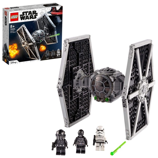 LEGO 75300 Star Wars Imperial TIE Fighter Toy with Stormtrooper and Pilot Minifigures from The Skywalker Saga