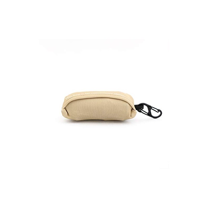 Hemmings WEEKEND(ER) HUNGBAG Lunch Bag with Carabiner, Beige