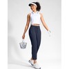 YYV Women's Pants with 3 Pockets High Waisted Golf Athletic