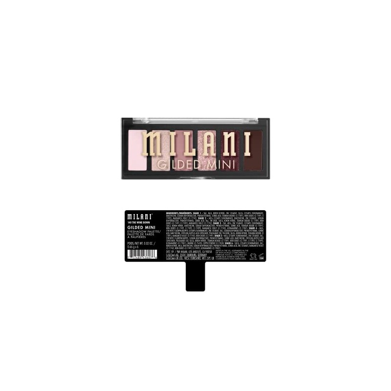 Milani Gilded Mini Eyeshadow Palette with 6 Matte & Shimmer
