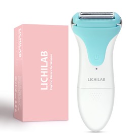 Lichilab Electric Razor for Women,Lady Shaver for Pubic Hair,Women's Wet & Dry Electric Shaver for Leg,Cordless Bikini Trimmer,Body Hair Removal for Underarms,Green/i7tr