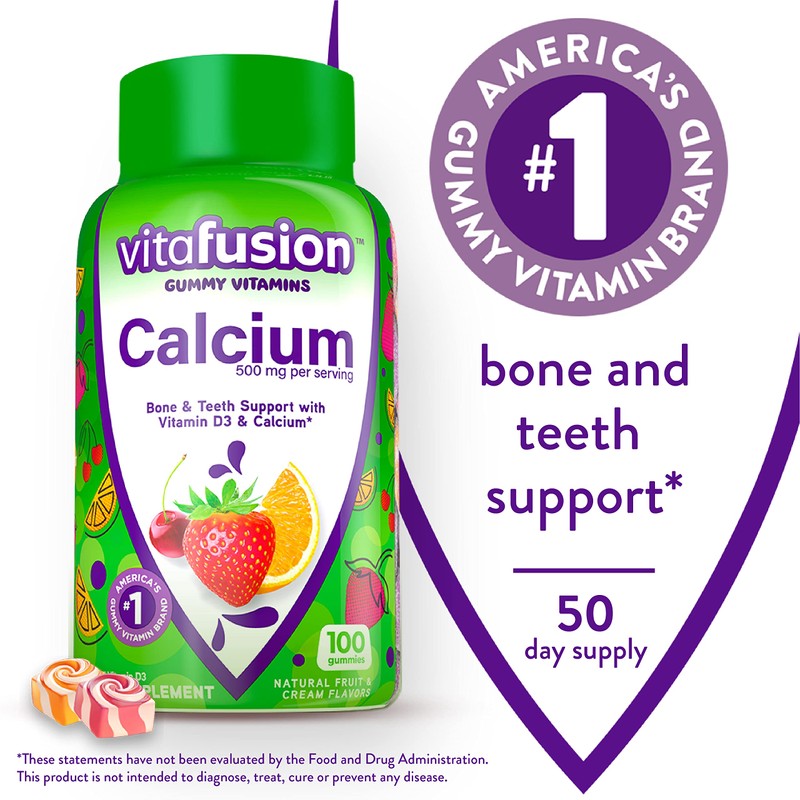 Vitafusion Vitafusion Gorgeous Hair, Skin & Nails Multivitamin Plus Calcium