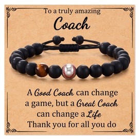 to My Son Bracelet from Mom Baseball Football Soccer Bracelets Black Baseball Football Soccer Bead Braided Bracelet for Son Birthday Gifts Inspirational Gifts