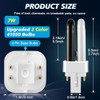 Qualirey 6 Pack 41050 7W Replacement Bulb, Upgraded 2 Color