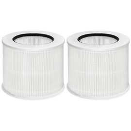 CHAMONNY 12020 Filter Replacement, Compatible with Clorox 11020 & 11021 Air Purifier Tabletop Smart 200 Sq. Ft. Capacity, 2Pack (12020 Filter)