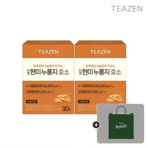 Tizen Brown Rice Nurungji Enzyme 30 Sticks x 2 Boxes