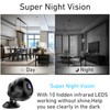 Wireless Mini Camera ABS 1080P 500mah 150 Degree Wide Angle