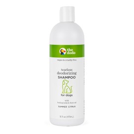 The Dodo Tearless Deodorizing Shampoo for Dogs, Summer Citrus with Baking Soda and Charcoal; Dog Shampoo Deodorizer