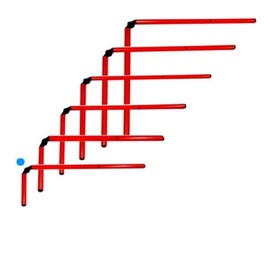 Dawoori Hurdle Bar Foldable Mini Jump Bar 22cm 1pc Early Childhood Sports Equipment Sports Equipment