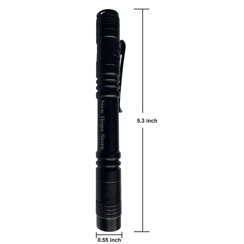 Pen Flashlight, Led Mini Penlight Super Bright Pocket Clip Pen