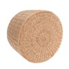 Toddmomy Round Boho Stool Woven Footstool Changing Shoe Stool Rattan