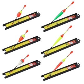 UENXRXE Pack of 6 Fishing Float, Trout Swimmer, Float for Fishing, Balsa Wood Float, Trout, Cork, Fishing Plugs, Fishing Set with Float, Fishing Accessories, Fishing Accessories