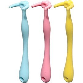 Diseño Colorido Soporte De Hilo Dental Reutilizable Mango De Hilo Dental 3 Recuentos Para Adultos Y Niños Sin Residuos Flossfloas Titular Flosser