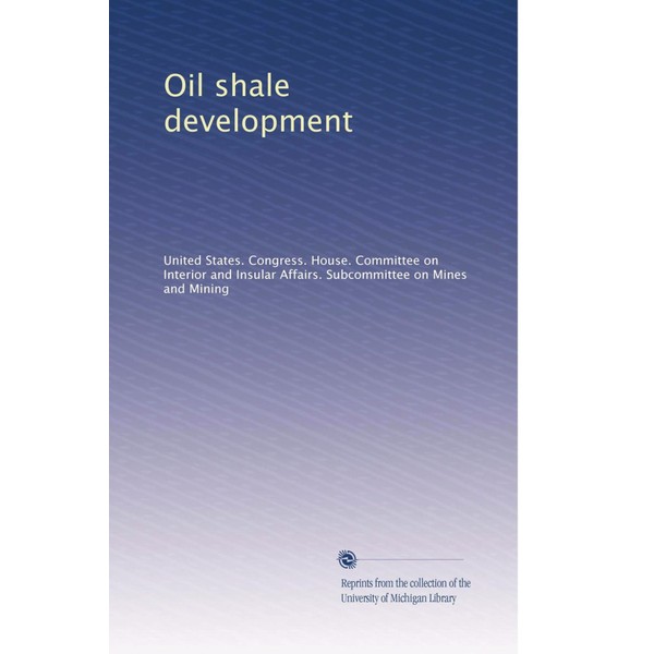 Oil shale development