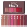 Set 8 Labiales Líquidos Mate Larga Duración Dunuf 01