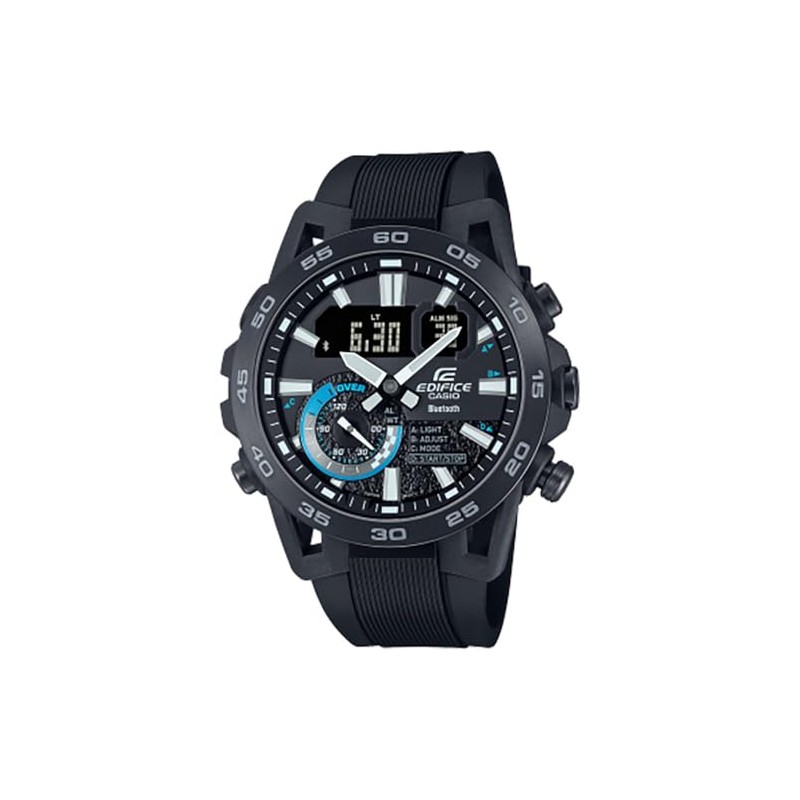 Casio Ecb-40pb-1aef Watch One Size, black, Ribbon