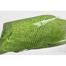 Percée African Exfoliating Bath Sponge, 40 Inches Long Net Body Scrubber (Lemon)
