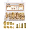 180PCS Compression Fittings Assortment kit - 4 sizes (1/4", 3/8",