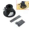 Rotary Tool Accessories,Router Attachment Kit,4pcs Drill Bits + 6pcs HSS