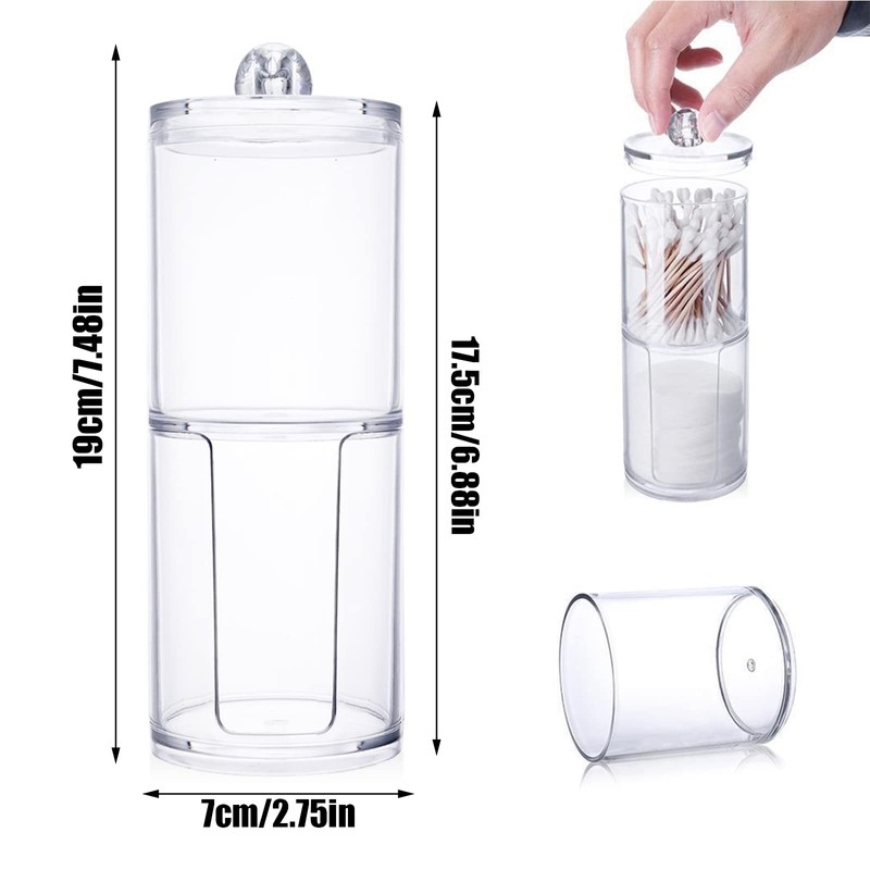 Cotton Bud Holder Cotton Pad Holder Cotton Pads Container Box