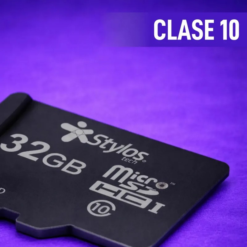 Memoria Micro SD 32GB Clase 10 Sin Adaptador Stylos Tech