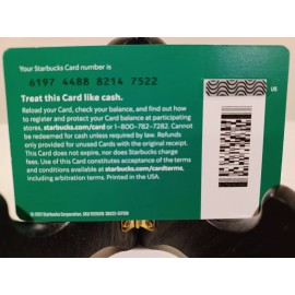 STARBUCKS CARD 2021 " ICE SKATING "  BRAND NEW    GREAT PRICE
