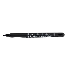 Callicreative Manuscript Italic Calligraphy Black Fine Pen 1.4 mm