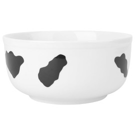 Zerodeko Salad Bowl Dinner Bowl Ceramic Bowl Food Serving Bowl Ceramic Soup Bowls Cow Cookie To Go Salad Containers with Lid Milk Container Household Student Dessert Bowl Ceramics