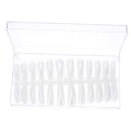 Baluue Traceless Nails Set 504 Pcs Fake Nails Tips Easy to Trim Paint for Salon Home Use