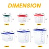 BIEAMA 4 Pack Food Storage Containers with Lids, 4 Quart