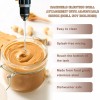 lasuroa Peanut Butter Stirrer 11.8 Inch Stainless Steel Nut Butter