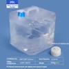 Portable Water Container Collapsible 10L/15L/20L Foldable Bucket for Camping Hiking