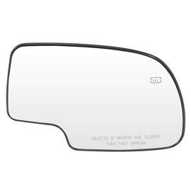cciyu Right Side Mirror Glass Fits for 2002-2006 For Chevy Avalanche 2500 2000-2006 For Chevy Suburban 2001-2003 For Chevy Silverado For GMC Sierra 2001-06 For GMC Yukon Power Adjustment Heating