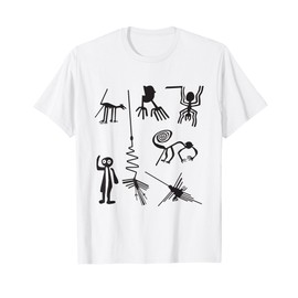 Nazca Lines Ancient UFO Aliens Extraterrestrial Art T-shirt T-Shirt