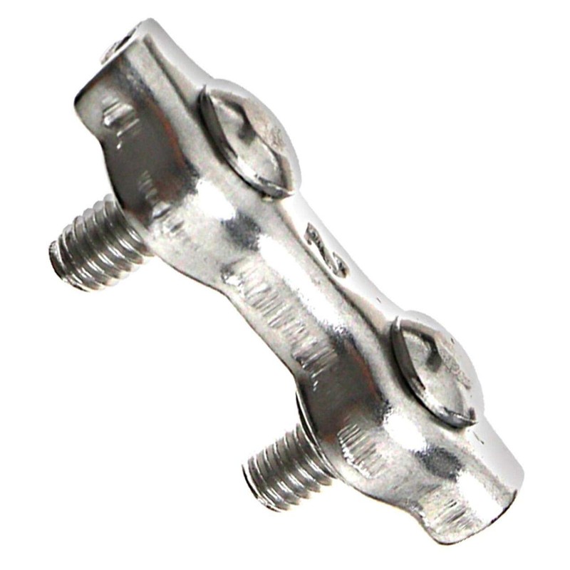 10 x 2mm 304 Stainless Steel Duplex Wire Rope Clip