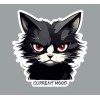 Texas Hart Designs Angry Grumpy Cat Current Mood Die Cut
