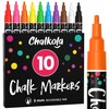 Chalkola Chalkola Kreidestifte für Tafel Abwaschbar, 10 Kreidestift Neon 3mm