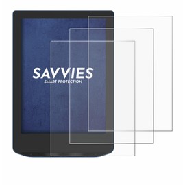 Savvies Pack of 6 Screen Protectors for PocketBook Verse Pro Screen Protector Ultra Transparent