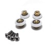 Bioristar Shower Door Rollers Replacement 7/8" Bathroom Pan Glass Sliding