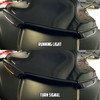 HCmotorku Windshield Trim Lights Windscreen Fairing LED Turn Signals Lamp
