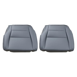NLQR Dark Gray Driver and Passenger Side Bottom Microfiber Leather Seat Covers Replacement Compatible with Honda CRV 2007 2008 2009 2010 2011